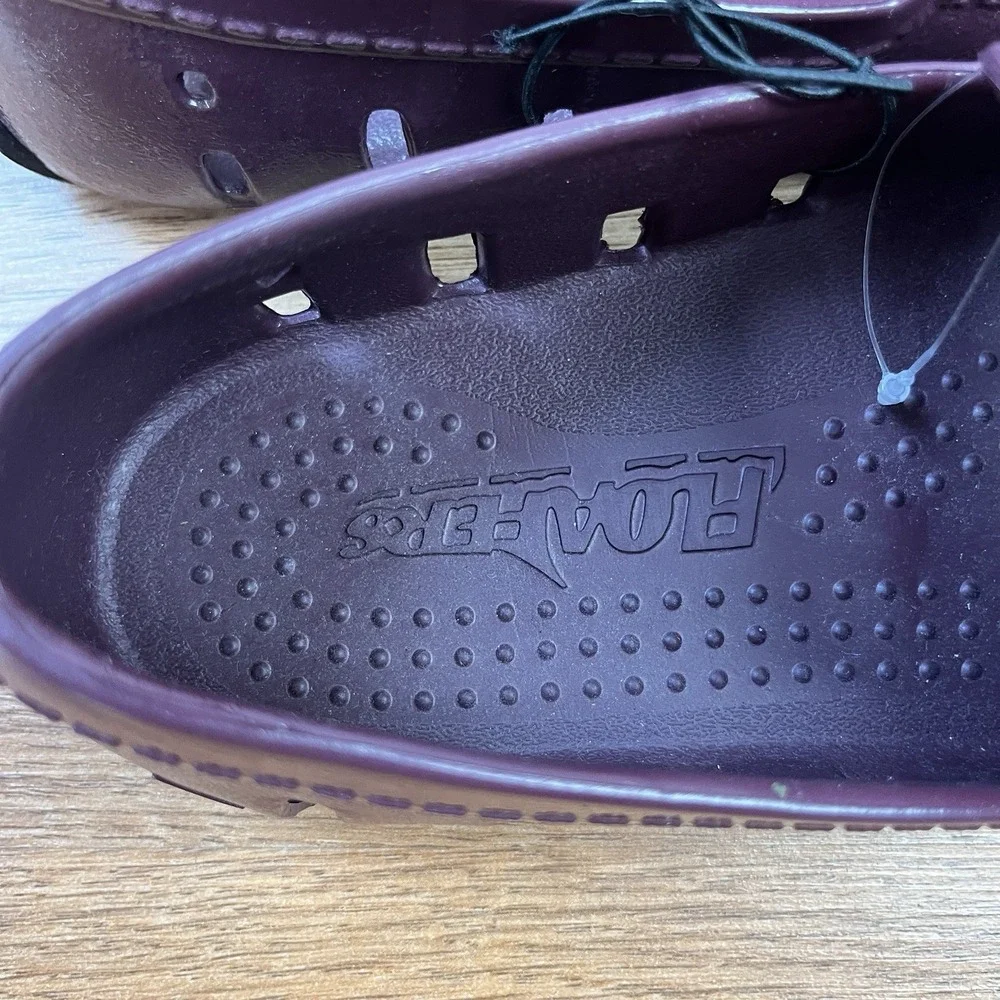 Floafers Prodigy Driver Burgundy‎ Patent  Loafers Shoes Big Kids Size 2 NEW
